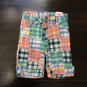 Plaid Bermuda shorts